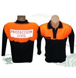 POLO PROTECCIÓN CIVIL BICOLOR