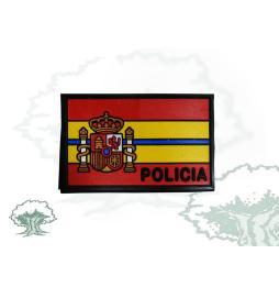 PARCHE POLICÍA CON ESCUDO CONSTITUCIONAL
