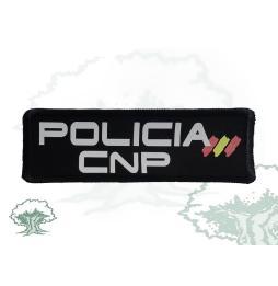 LOGO REFLECTANTE POLICÍA NACIONAL 14X5 CM